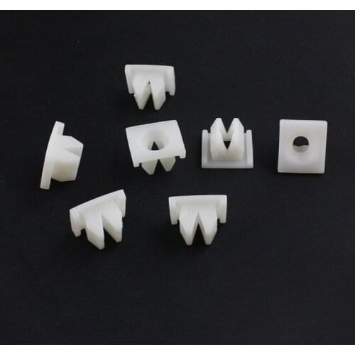 KELIMI Fixed Plastic Clip Nut wire fast tapping screw retainer fastener white for Car headlight taillights