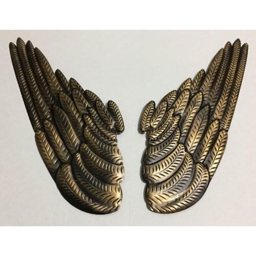 Industrial style retro iron wing wall hanging decor bar shop room decor clothing store photography ornaments rustic home decor