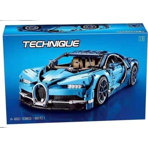 NEW 4031pcs Technicing Series Bugatting Chiron Racing Car Model Building Block Bricks Toys for Boys Fit Compatible with for gift