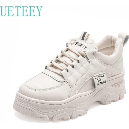 2021 Spring New Ladies Old Shoes Student Sports Shoes Casual Shoes Thick Bottom Increased Running Vulcanized Shoes