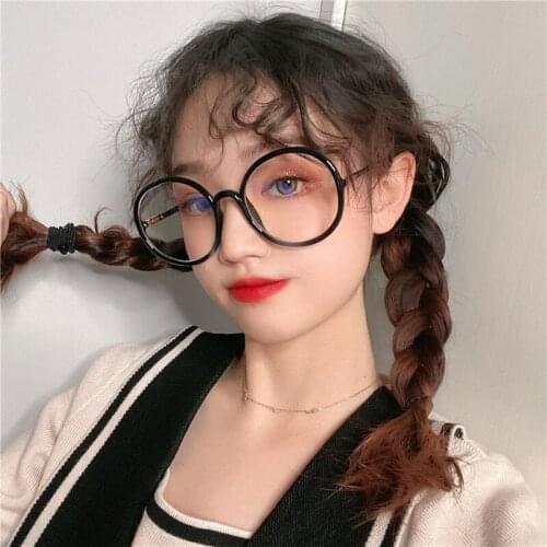 Vazrobe Oversized Round Glasses Women Big Eyeglasses Frames Female Men Unisex Fashion Nerd Spectacles