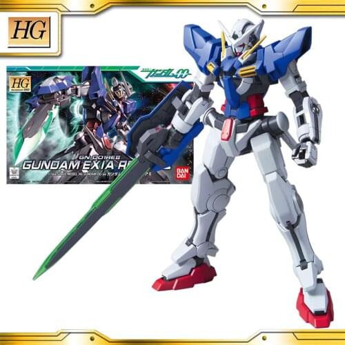 Original BANDAI Gundam HG 1/144 Gundam EXIA Repair II Anime Action Figures Collection PVC Model Toys