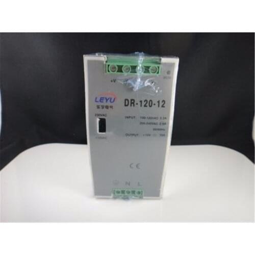 DR-120-12 Rail switching power supply Input 110/220VAC Output 12VDC 10A 120W DIN Rail Mounted Power Supply