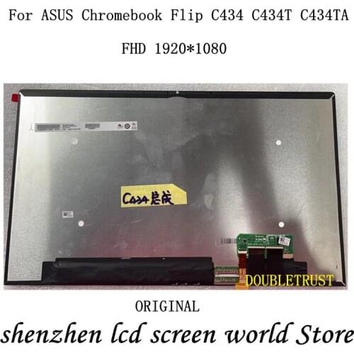 Suitable fo 14'' FHD LCD LED Touch Screen Digitizer Assembly For ASUS Chromebook Flip C434 C434T C434TA