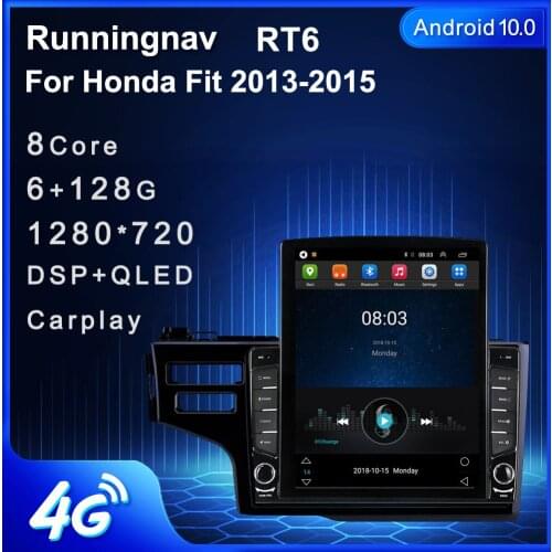 Runningnav For Honda Fit 2013 2014 2015 Tesla Type Android Car Radio Multimedia Video Player Navigation GPS