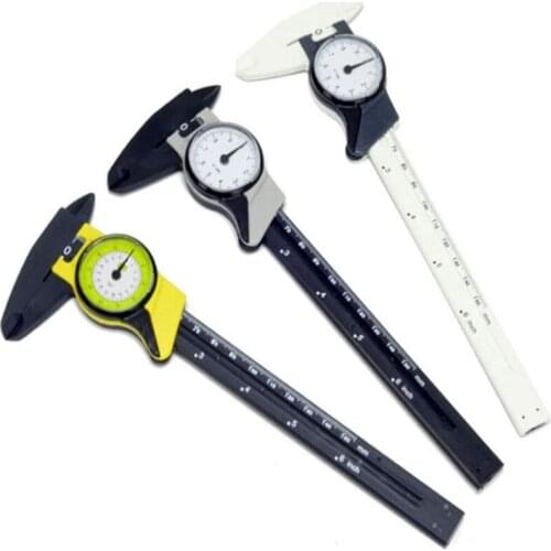 0-150mm Vernier Caliper with Watch Plastic Scale Calipers Dial Metric or Imperial Can Select Measuring Gauging Tools