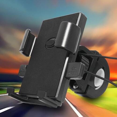 Universal Bike Bicycle Phone Holder Automatic Lock Handlebar Mount Bracket Motorcycle Navigation CellPhone Support Accessories