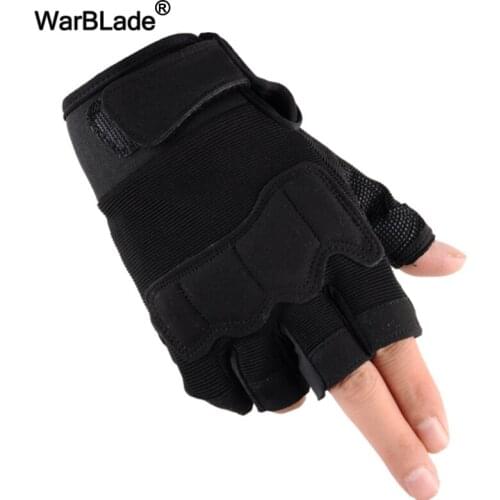 WBL Half Finger Mittens Men Gym Gloves Tactical Sports Breathable Exercise Weight Lifting Gloves Body Building Fitness Gloves