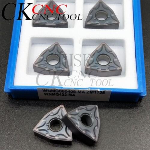 WNMG080408-MA ZM1125 High quality carbide Inserts lathe tools External Turning Tool turning insert WNMG 080408 Cutting tools