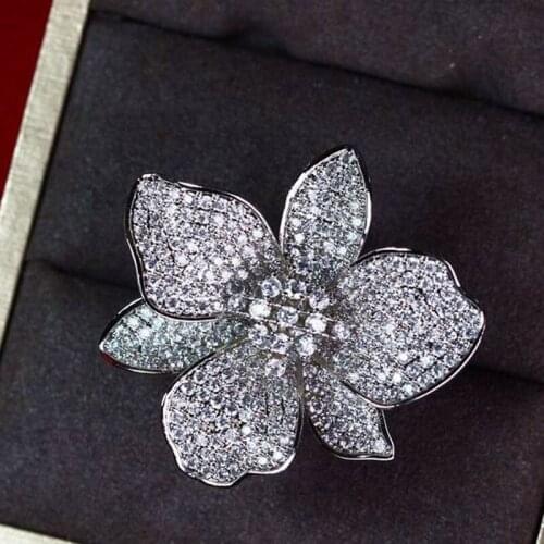 YaYI Jewelry Fashion Princess Cut Inlaid with Over 200 small Cubic Zirconia Silver Color Engagement Wedding Party Lovers Rings