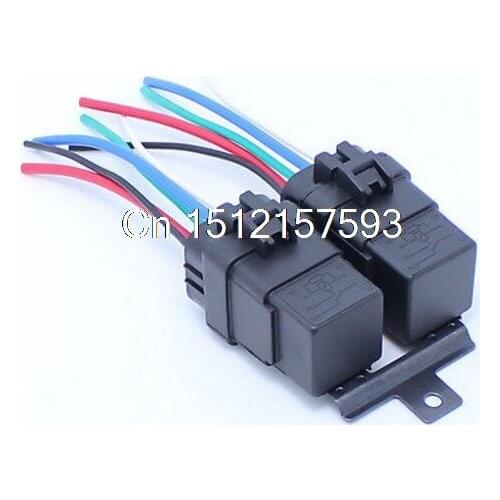 1+1 automobile relay waterproof integrated high quality wire 12v 40A 5 PIN