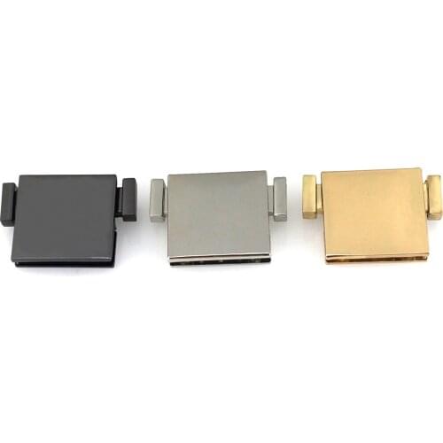 1pcs Metal Square Turn Lock Fashion Twist Lock Clasp for DIY Handbag Bag Purse Luggage Hardware Closure Bag Parts Accessories