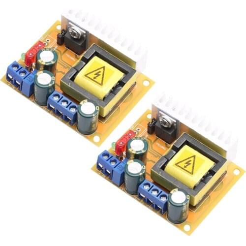 2 Pcs 8-32V to 45-390V DC-DC High Voltage Boost Converter ZVS Step-Up Booster Module