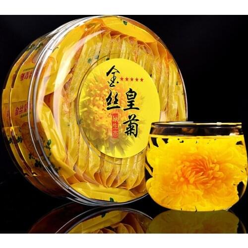 30bags/box A box Chrysanthemum Tea Gold Silk Royal Super Premium Tongxiang Chrysanthemum Tea Leaves Fire