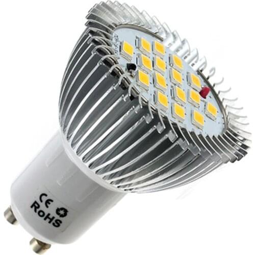 6.4W LED Light Bulb GU10 16 LED 5630 SMD Energy Saving Lamp Bulb Spotlight Spot Lights Bulbs Warm White Lighting AC 85-265V