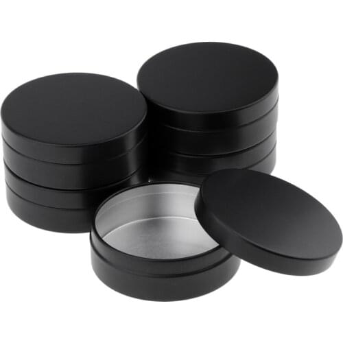 6Pack Aluminium Empty Cosmetic Pot Jar Tin Balm Container Bottle 100ml