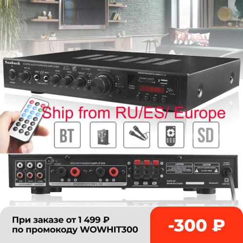 720W 5 Channel bluetooth HiFi Stereo Amplifier LED Digital Karaoke amplificador audio Home Cinema Home Theater Amplifiers