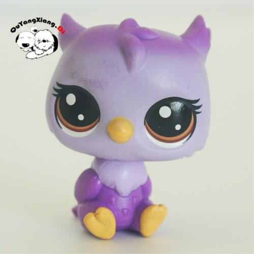 CW047 Pet Shop Animal Purple birdie doll action Figure kitten