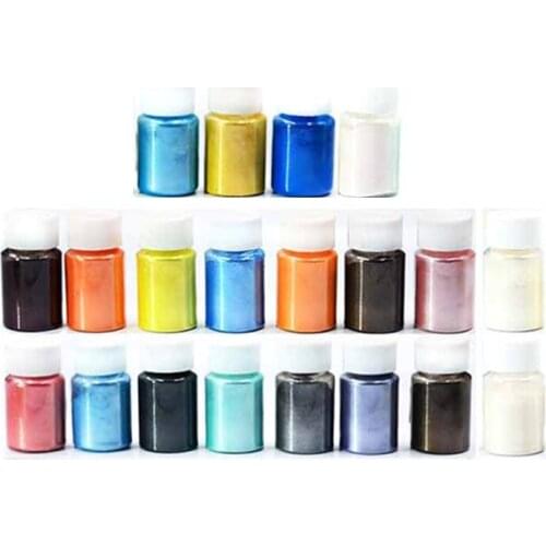 20/30/40/45 Colors Cosmetic Grade Pearlescent Natural Mica Mineral Powder Epoxy Resin Dye Pearl Pigment for DIY Jewelry