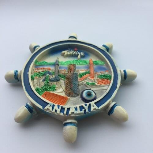 Refrigerator Stickers Turkey Spain Netherlands Russia St. Petersburg Germany Berlin Spanish Prague Souvenirs Fridge Sticker