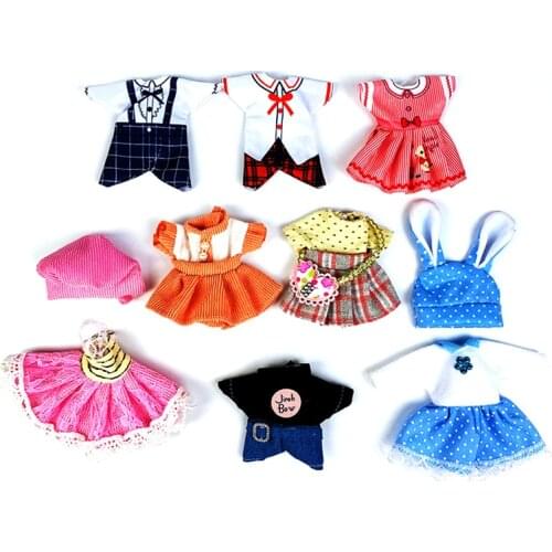 New 1/12 Doll Clothes for 16-17cm Doll Fashion Dress Skirt Outfit General Dress for Girl Toy Accessories Gift