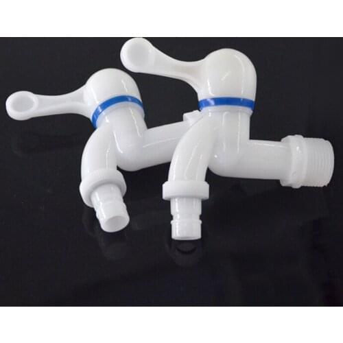 One Piece Plastic ABS Faucet Thread Seal Rubber Ring Faucet Washing Machine Simple Faucet Household Supplies 20mm Diameter