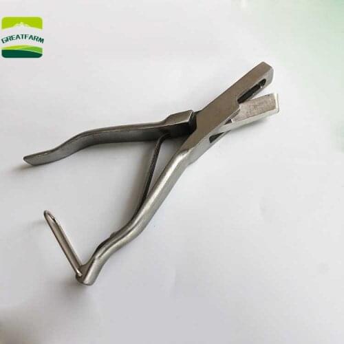 Pig Ear Pliers Clip Ear Pliers Pig Marker Forceps Stainless Steel U V Shaped Pliers