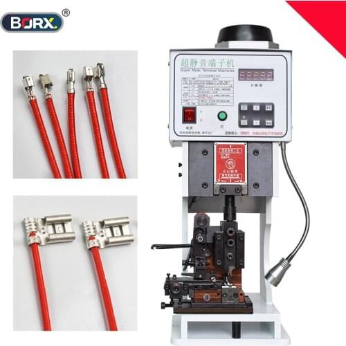 Manual block screw lugs terminal crimp machine wire rope connector electric lug press 6T pre insulated clamp machine