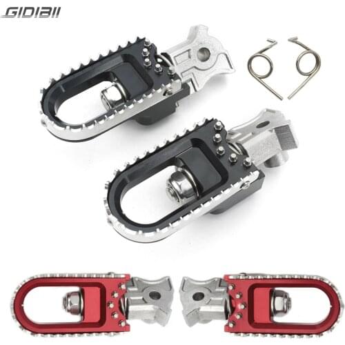Wide Footrest Lean Angle Adjustable For BMW F800GS ADV 2013-2017 F700GS F650GS 2008-2015 Stainless Steel+Aluminum