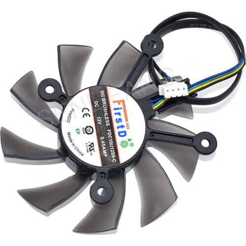 For ASUS GTX550TI 750 460 560 6670 6850 7770 7850 Graphics Card Cooling Fan FDC10U12S9-C DC12V 0.45A 4-Pin Single Fan