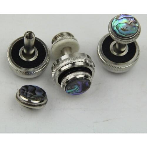 Trumpet Repair parts 3 pcs Finger Button+3 pcs Stem+3pcs Cap Abalone button