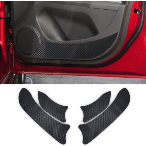 DWCX Carbon Fiber Door Plank Protective Anti Kick Film Sticker for CHEVROLET CRUZE 2008 2009 2010 2011 2012 2013 2014 2015
