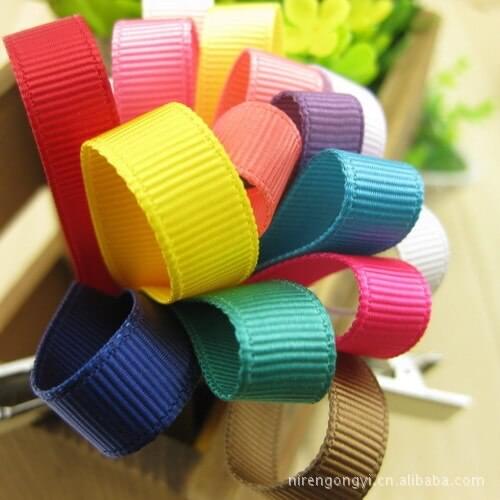 1 meter price ) 10mm high- rib belt 22 color ribbons DIY handmade accessories wholesale lace fabric