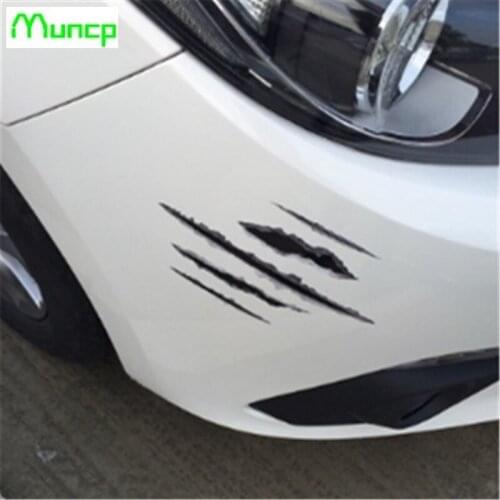 1 PC. 21 * 30cm funny Car stickers 3D bullet hole car Hair stylers motorcycle scratches Car stickers and inscriptions