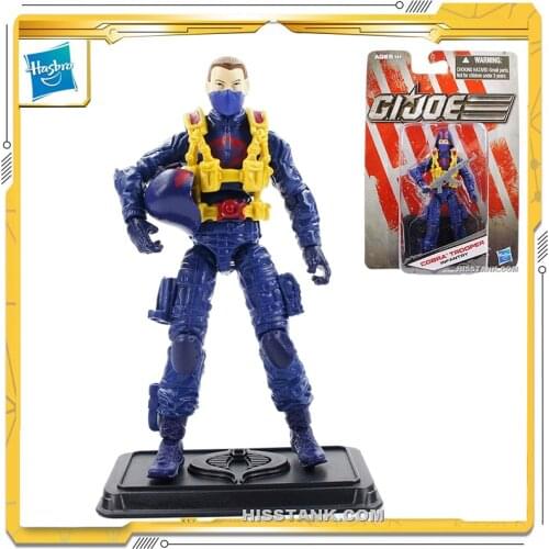 3.75inch Original Hasbro G.I. Joe 30th Cobra Trooper Infantry Action & Toy figures Model Toys For Children