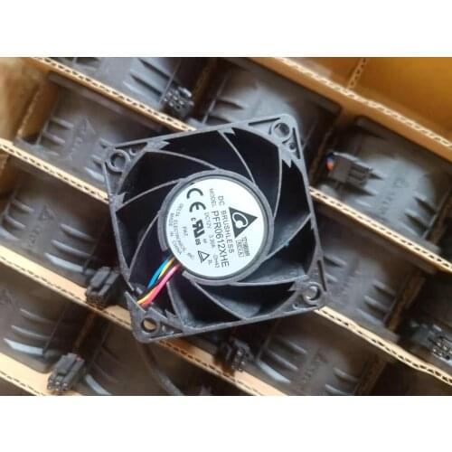 Delta Electronics PFR0612XHE -DH43 DC 12V 3.30A 60x60x38mm 4-wire Server Cooling Fan