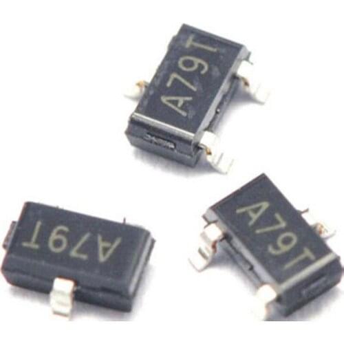 50pcs AO3407 3407 SOT23-3 MOSFET A79T MOSFT P-Ch -30V -3.6A 64mOhm new