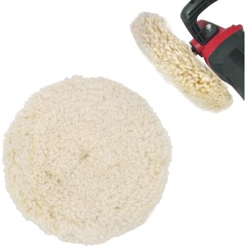 6 Inch Car Polisher Wool Buffing Pad Car Detailing Buffer Polishing Pad Car Maintenance