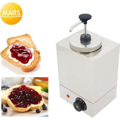 Hot Soy Sauce Spread Warmer Heating Machine 220V 110V Jam Heating Machine Filler Pot Press Despenser