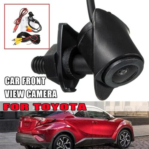 Car DVR Front View Camera Parking Waterproof Wide Angle Logo Embedded For Toyota Prado Highlander Land Camry Verso EZ RAV4 Cruis
