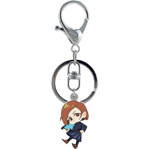 TAFREE Japanese Cartoon Jujutsu Kaisen Resin Key Holder 2021 Fashion Cosplay Props Keyring Handmade Jewelery For Friendship