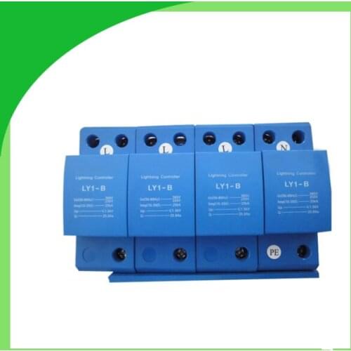 Ly1-B (10/350) 25ka 4pole Lightning Surge Protector Switch Type for AC Power