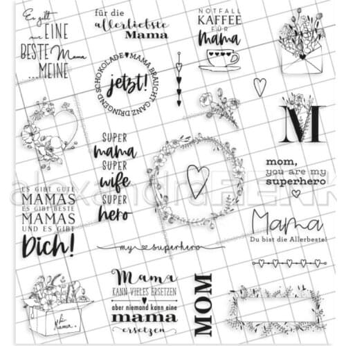 German Clear Stamp/Seal for DIY scrapbooking/photo album Decorative clear stamp sheets A6046