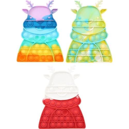 Fidget Toys Anti Stress Squishy Push Bubble Stretchy Reliever Squeeze Toys Gift For Adults Children Antistress Game Toys