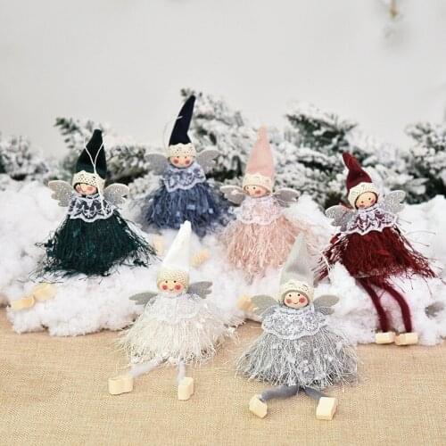 Angel Doll Merry Christmas Decoration 2020 Navidad Noel Christmas Tree Ornaments Birthday Gift New Year 2021