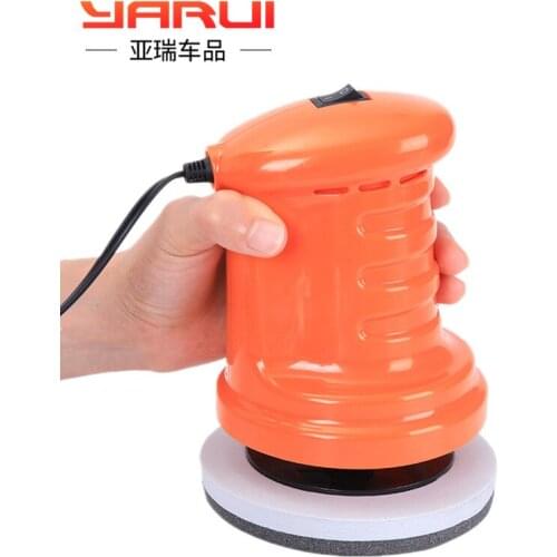 Automobile polishing machine waxing small polishing tool electric mini 12V car beauty glaze sealing