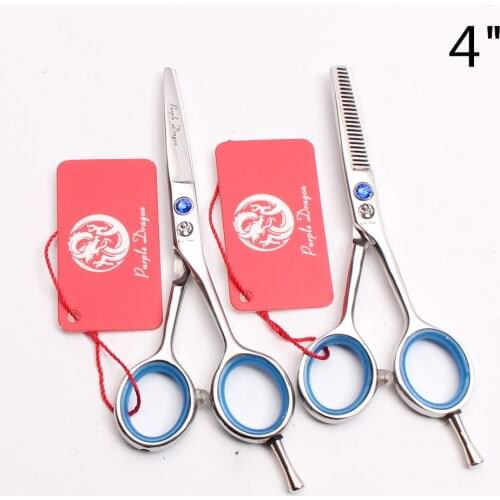 4" 13.5cm Purple Dragon Styling Tool Thinning Scissors Cutting Shears Hairdressing Scissors Professional Hair Scissors Set Z1117