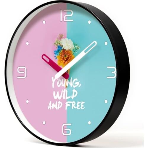 Nordic Silent Wall Clock Large Hanging Clocks Wall Watch Home Simple Modern Living Room Luxury Saat Home Décor