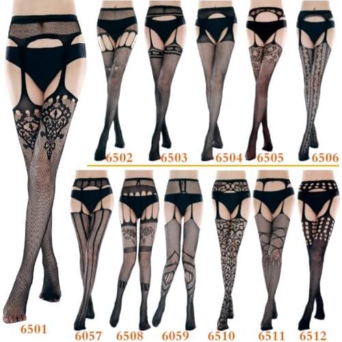 New Fashion Fishnet Thigh High Stockings Sexy Pantyhose Black Tights Women