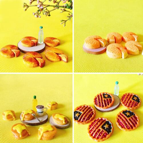 Artificial cheese cakes/miniatures food/lovely cute/fairy garden gnome/moss terrarium/bonsai/figurine/doll house decor/model